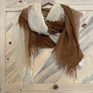 Huge soft ombre wrap scarf